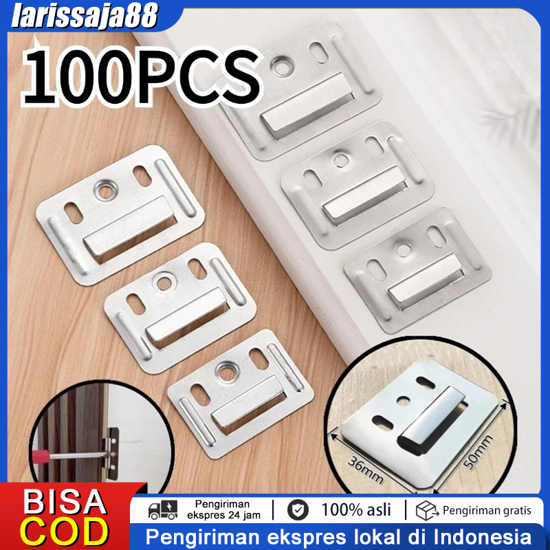 100 ชิ้น WPC ไม้ Pannel คลิป/สแตนเลส WPC Wall Panel คลิป/แผ่นเหล็ก CLAMP สําหรับ Wallboard และ WPC ผ