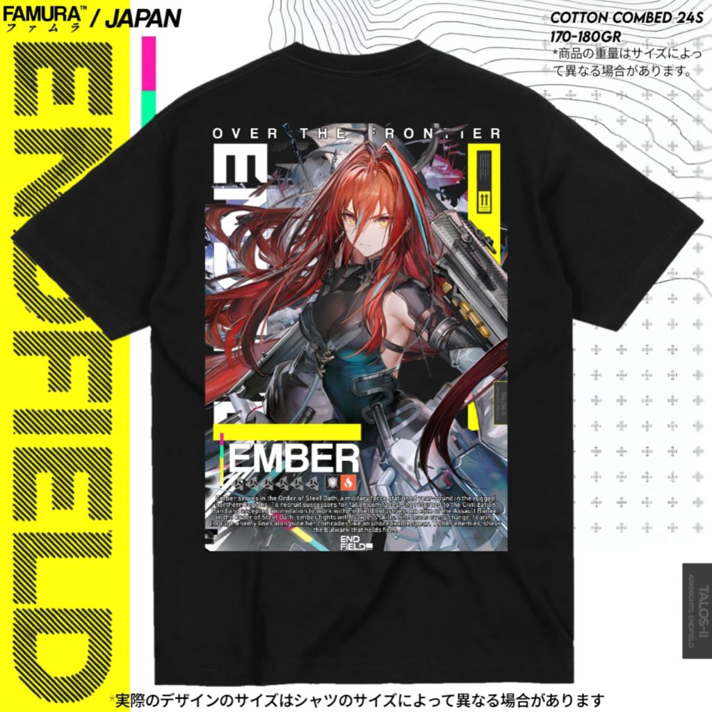เสื้อยืด FIMURA / เสื้อเกมถัง Arknights Endfield
