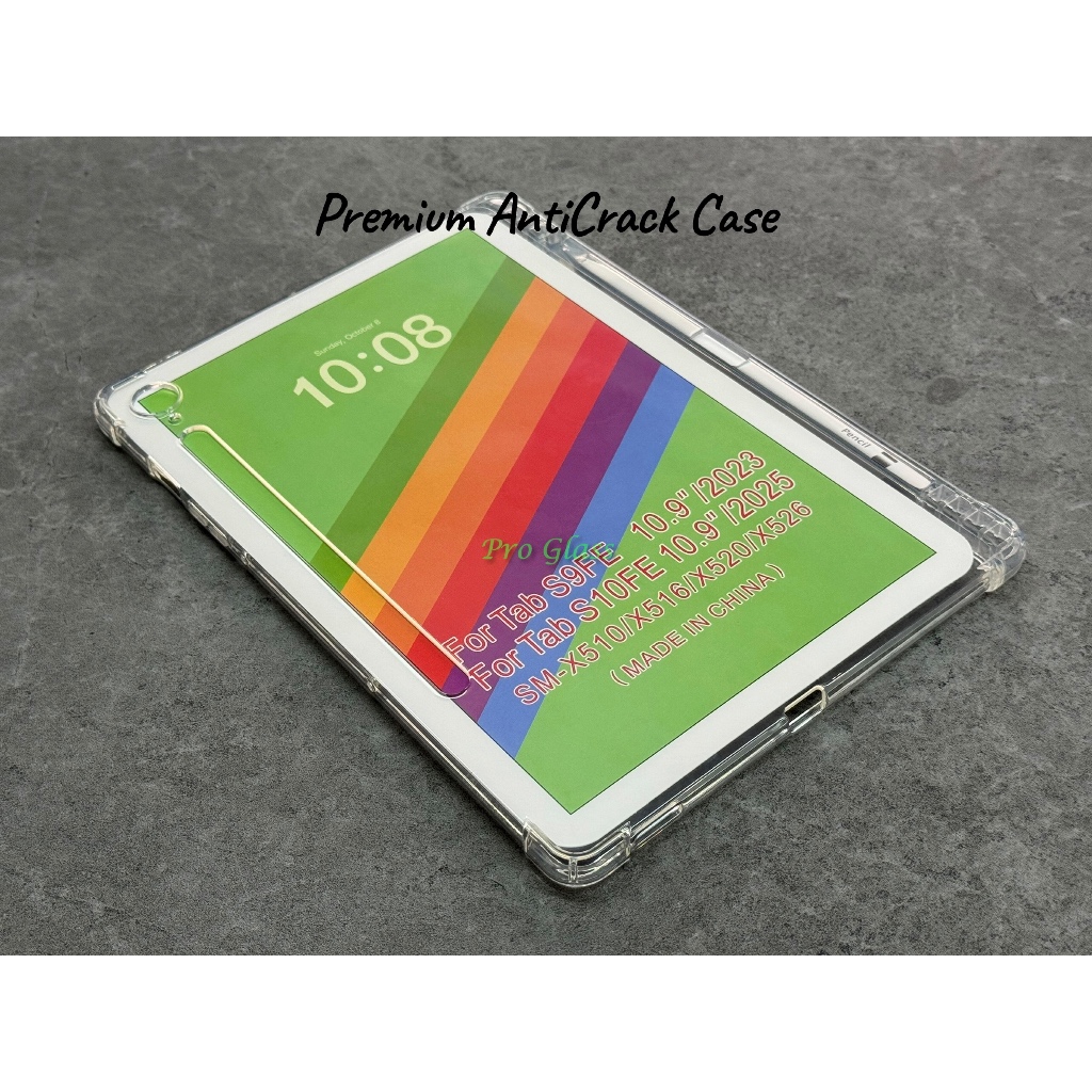 เคส Samsung Tab S9 FE 10.9 / S10 FE 10.9 / S10 FE+ 13.1 / S8 S9 S10 Ultra 14.6 – Softcase Anticrack 