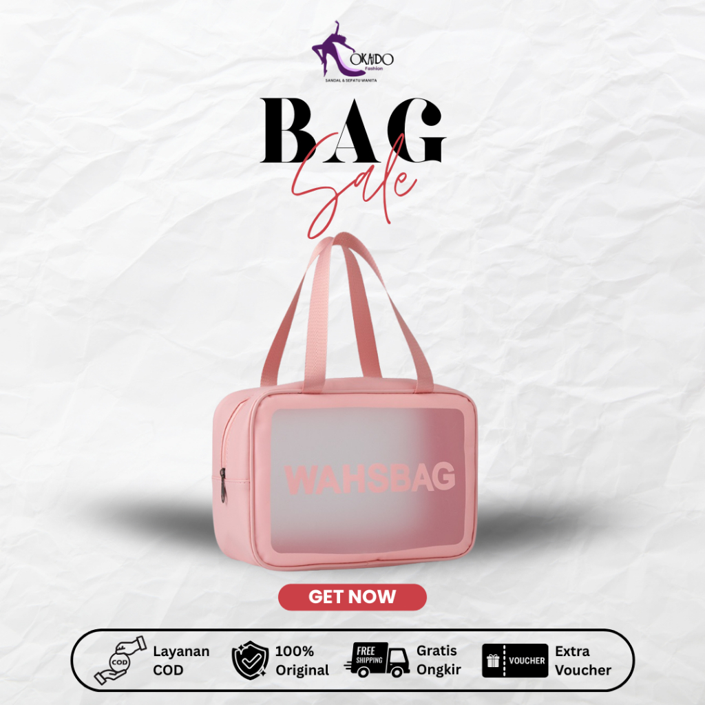 OKAIDO กระเป๋าเดินทาง TK9889 สําหรับแต่งหน้าผู้หญิง - กระเป๋าเครื่องสําอางกันน้ําไนลอนน้ําหนักเบาที่