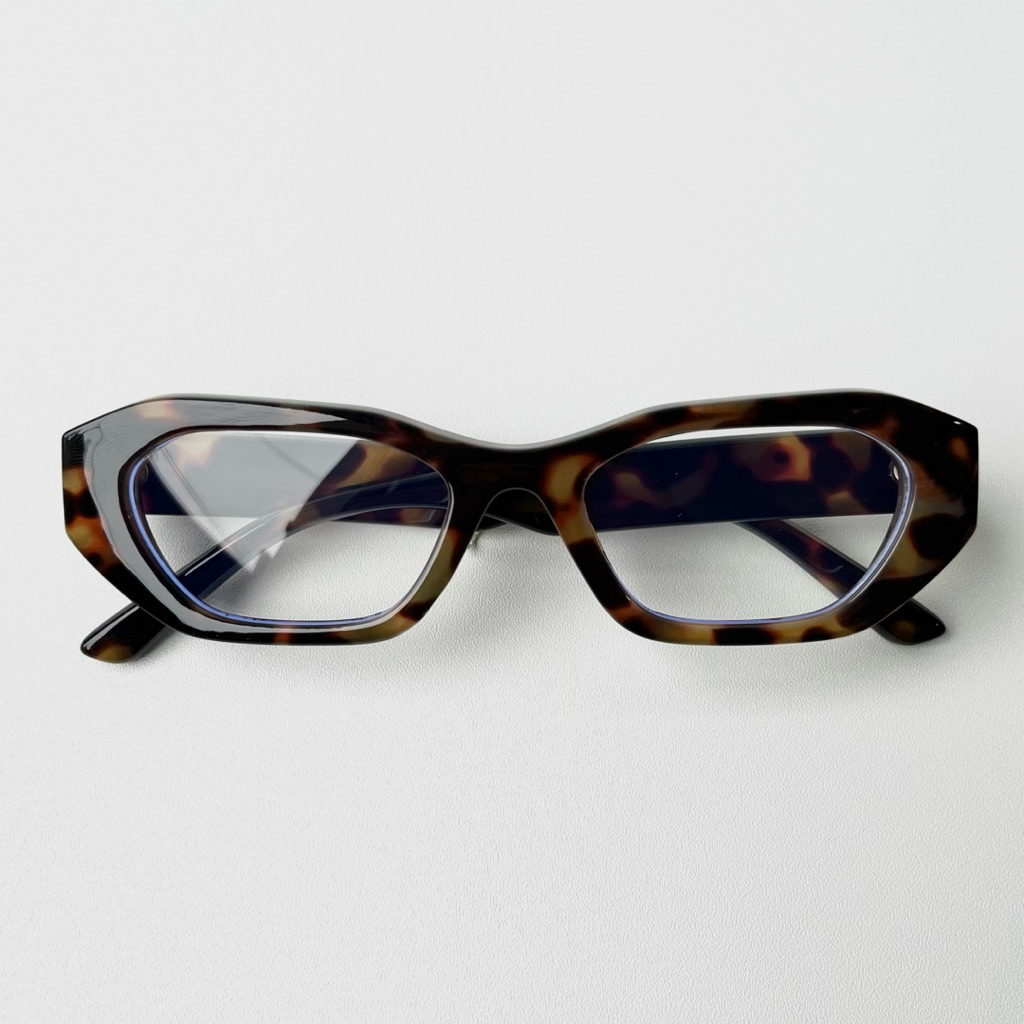 แว่นตาเลนส์ใส Durand Tortoise (ป้องกันรังสี)