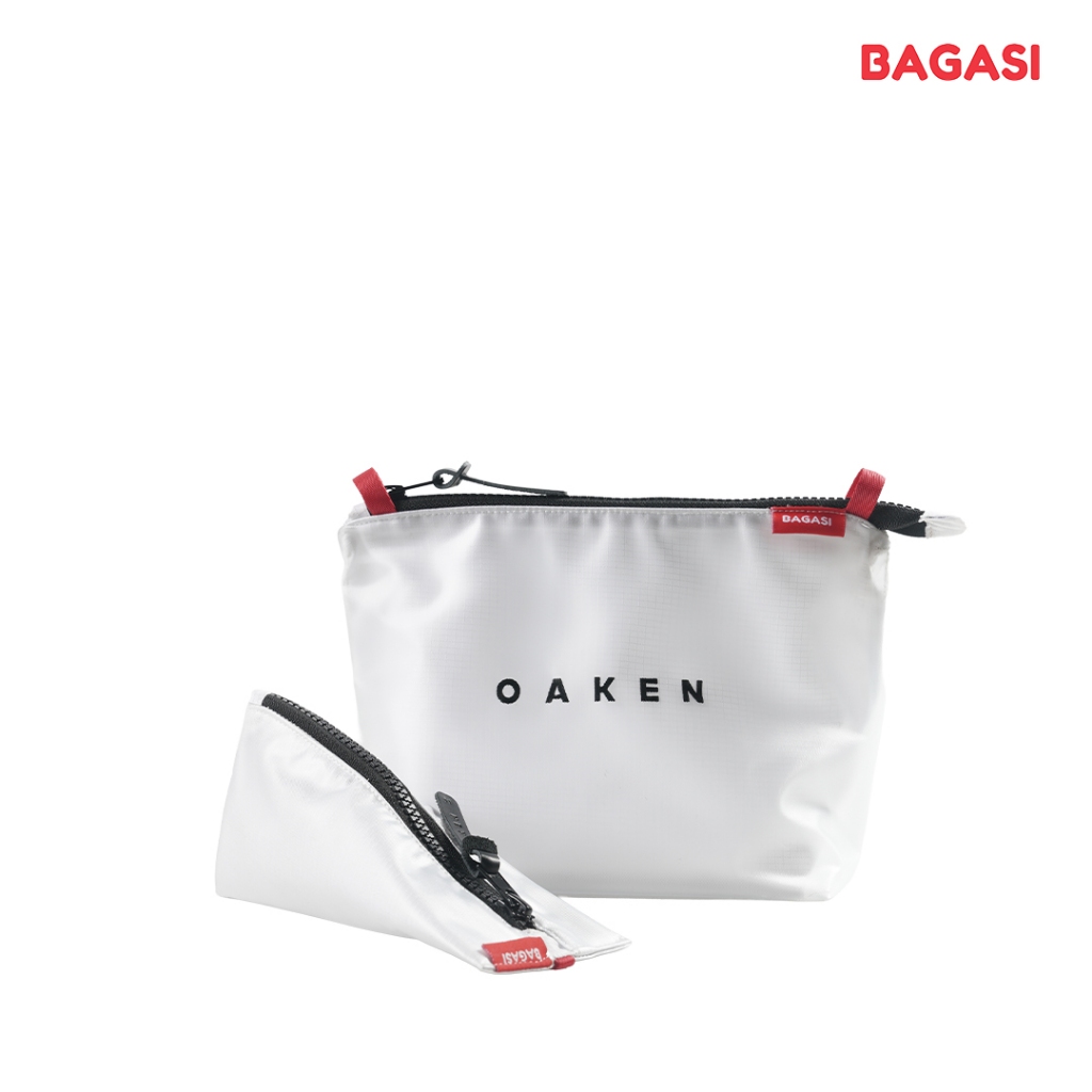 กระเป๋าเดินทาง x Oaken Taki Pouch Packs Traces in Transit - สีขาว