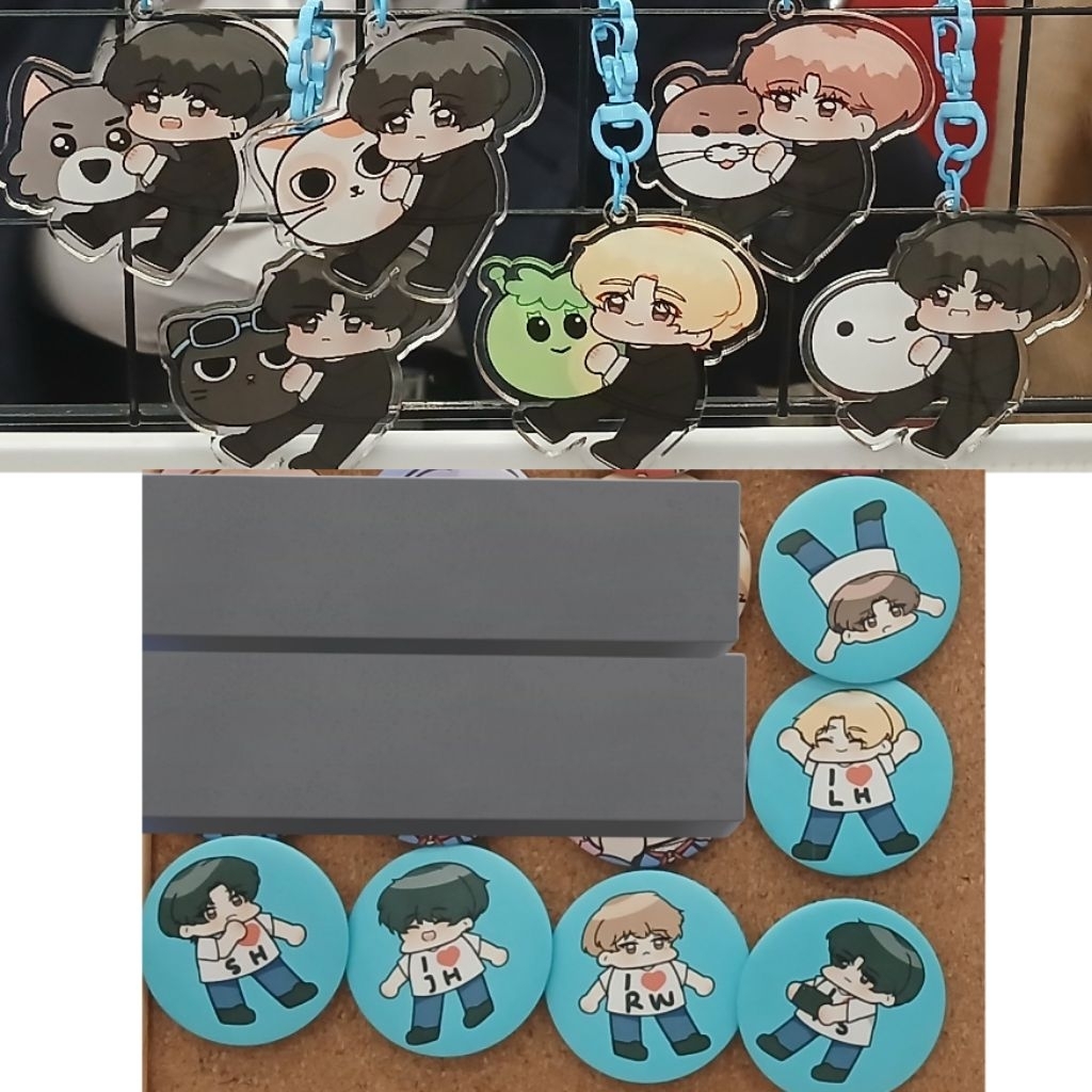 พวงกุญแจ Pin Boynextdoor (Jehyun, Sungho, Riwoo, Taesan, Leehan, Woongark)