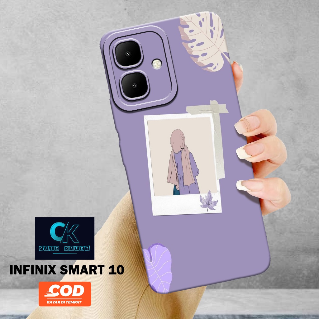 เคส HP Infinix Smart 10 ล่าสุด - เคสแฟชั่น HIJAB - เคสยาง - เคสโทรศัพท์ Infinix Smart 10 ล่าสุด - เค