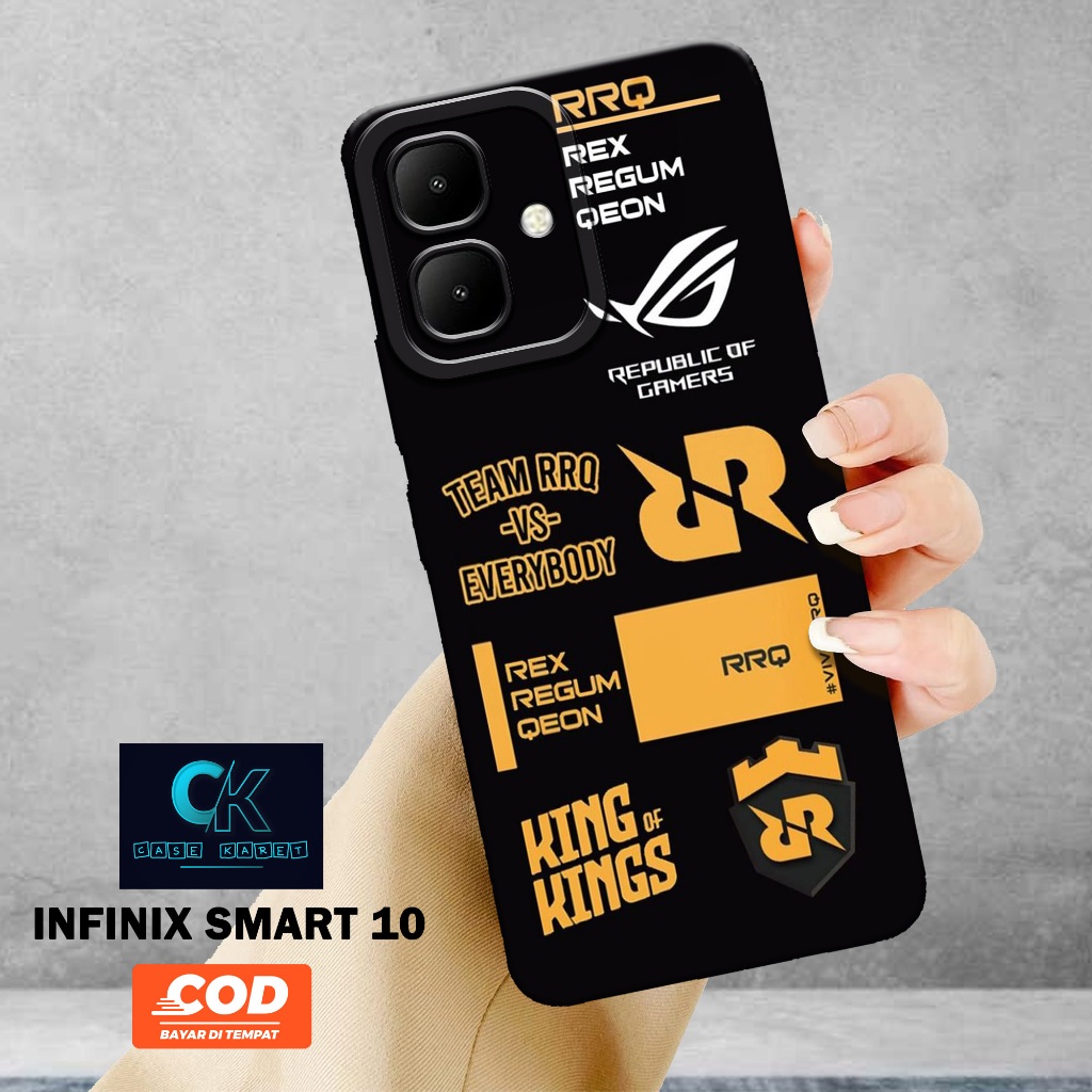 เคส HP ล่าสุด Infinix Smart 10 - เคสเกมมิ่งแฟชั่น - เคสยาง - เคสโทรศัพท์ Infinix Smart 10 ล่าสุด - เ