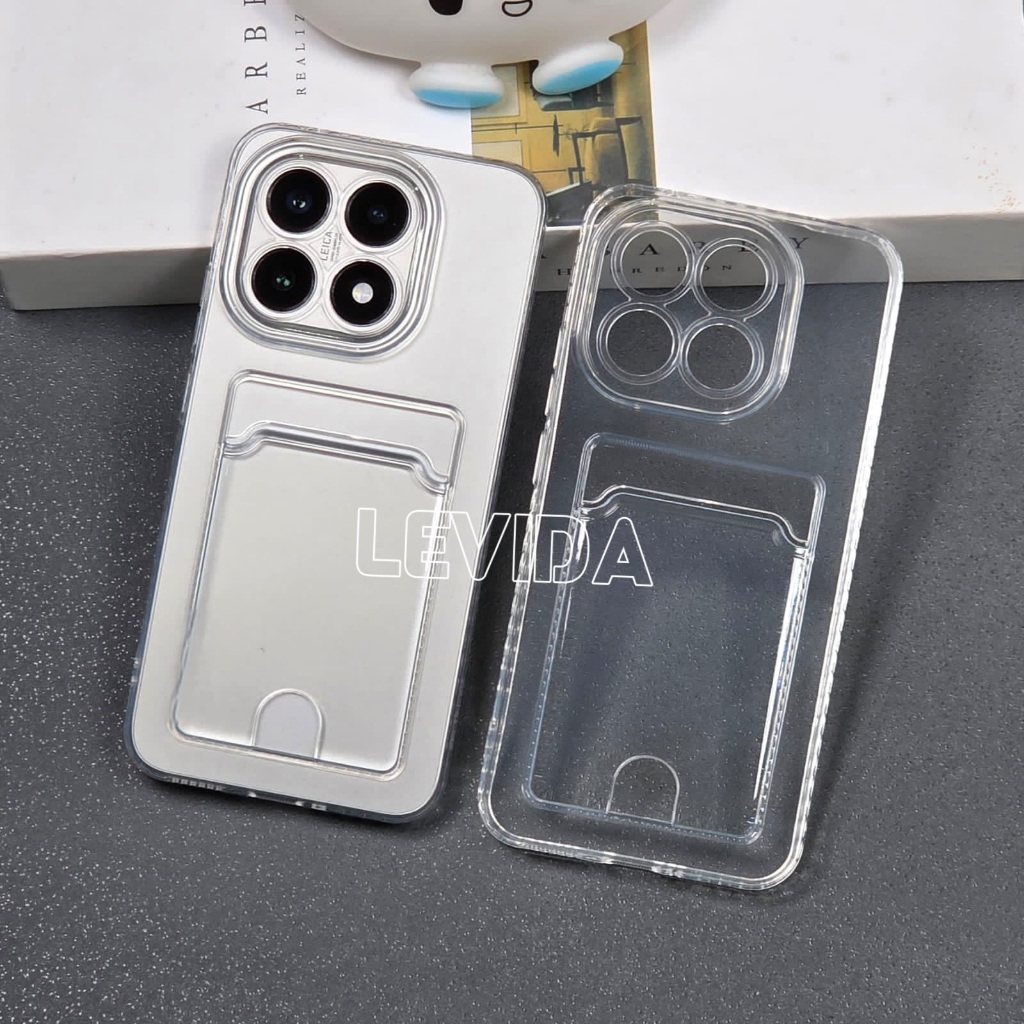 Xiaomi 15T Xiaomi 15T Pro Xiaomi 14T Xiaomi 14T Pro Clear Wallet Card Case Bening / Card Case Clear 