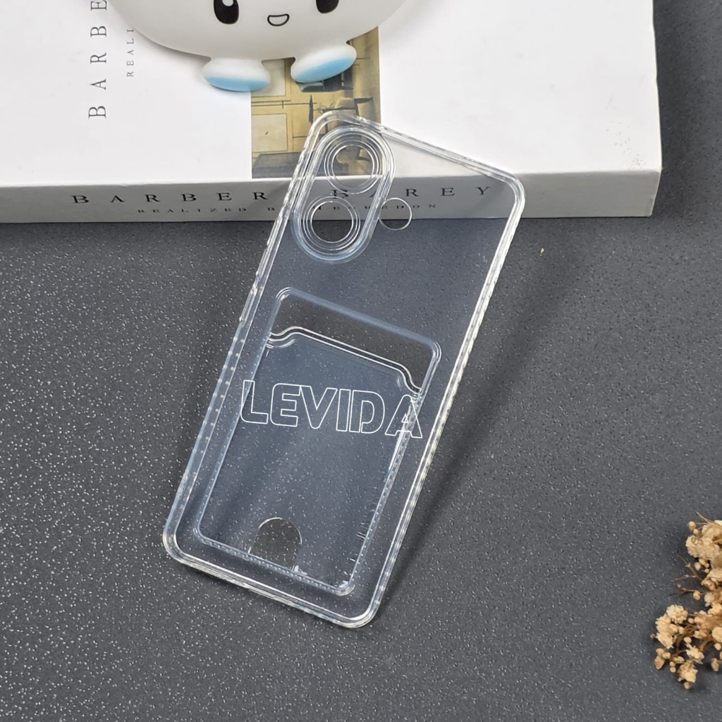 Vivo V60 Vivo V60 Lite Vivo V50 Lite Card Case Clear/Clear Card Slot Case Vivo V60 Vivo V60 Lite Viv