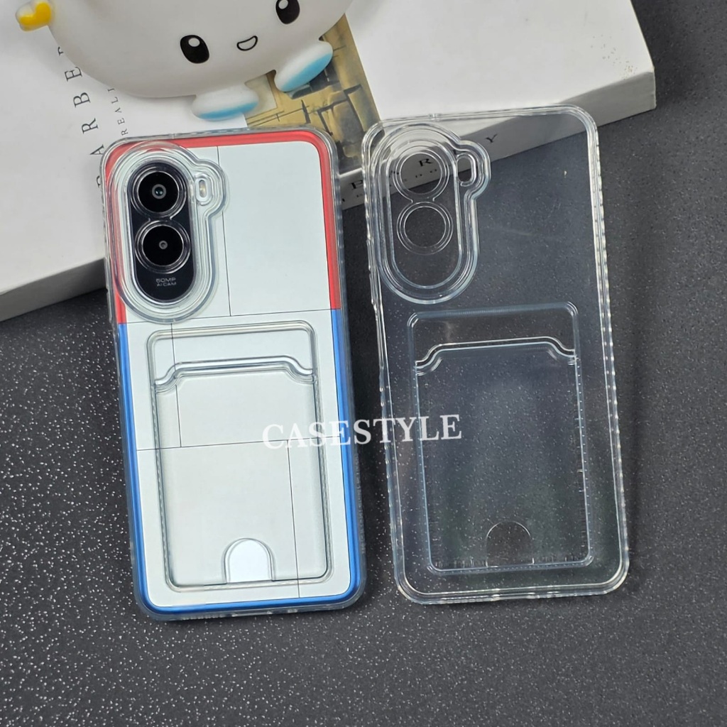 Poco M7 Poco M7 Pro 5G Clear Card Case Card Slot Clear Case Poco M7 Poco M7 Pro 5G CaseStyle