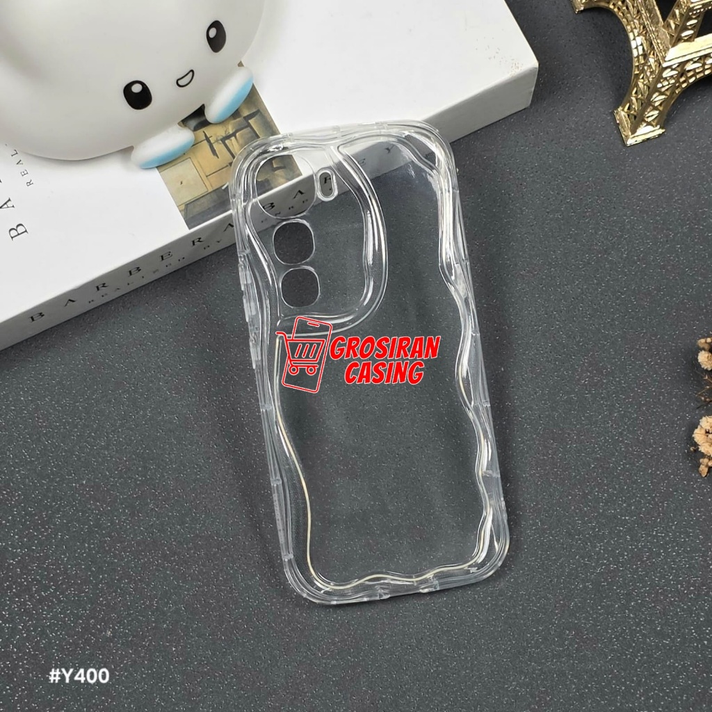 เคสขอบคลื่น 3D แบบใส Vivo Y400