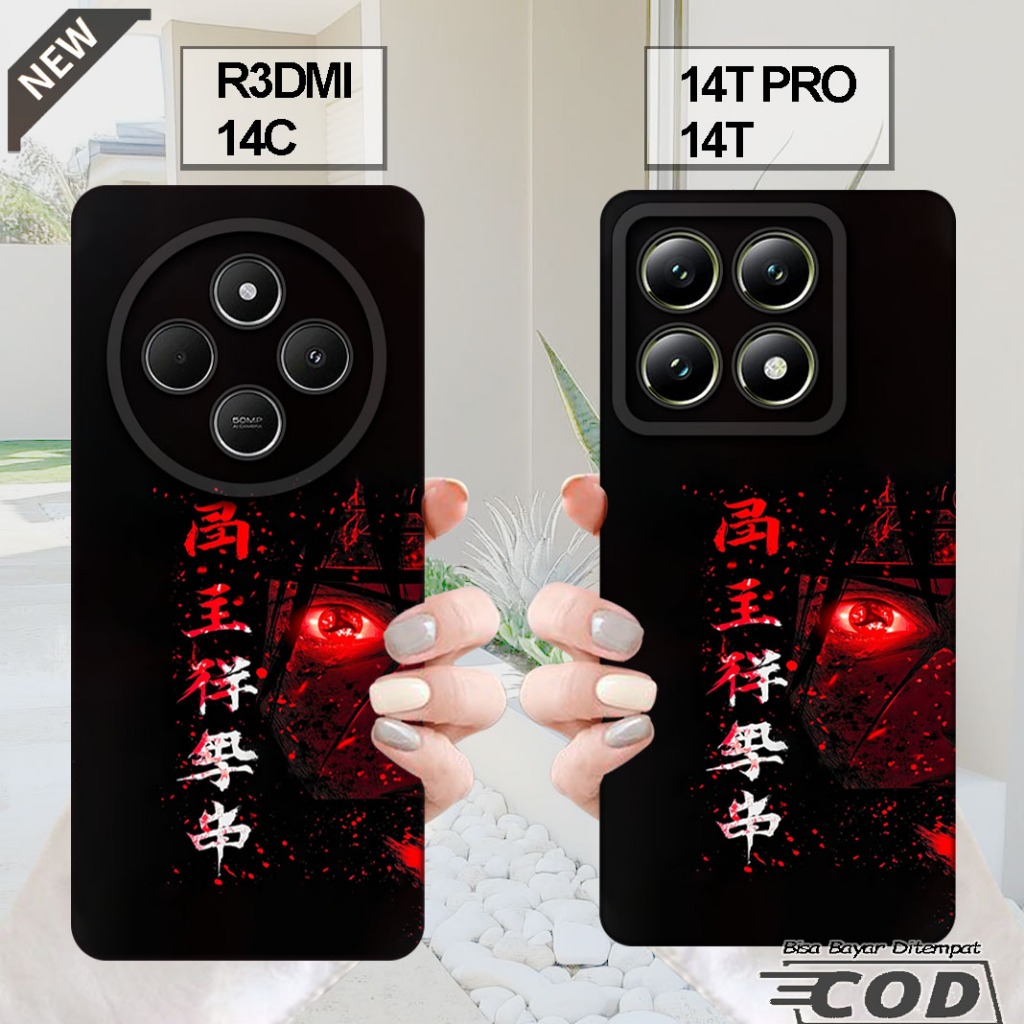 เคส XIAOMI REDMI 14C - เคส XIAOMI 14T - เคส XIAOMI 14T PRO _ปลอกซิลิโคนยืดหยุ่นใสสีดํา
