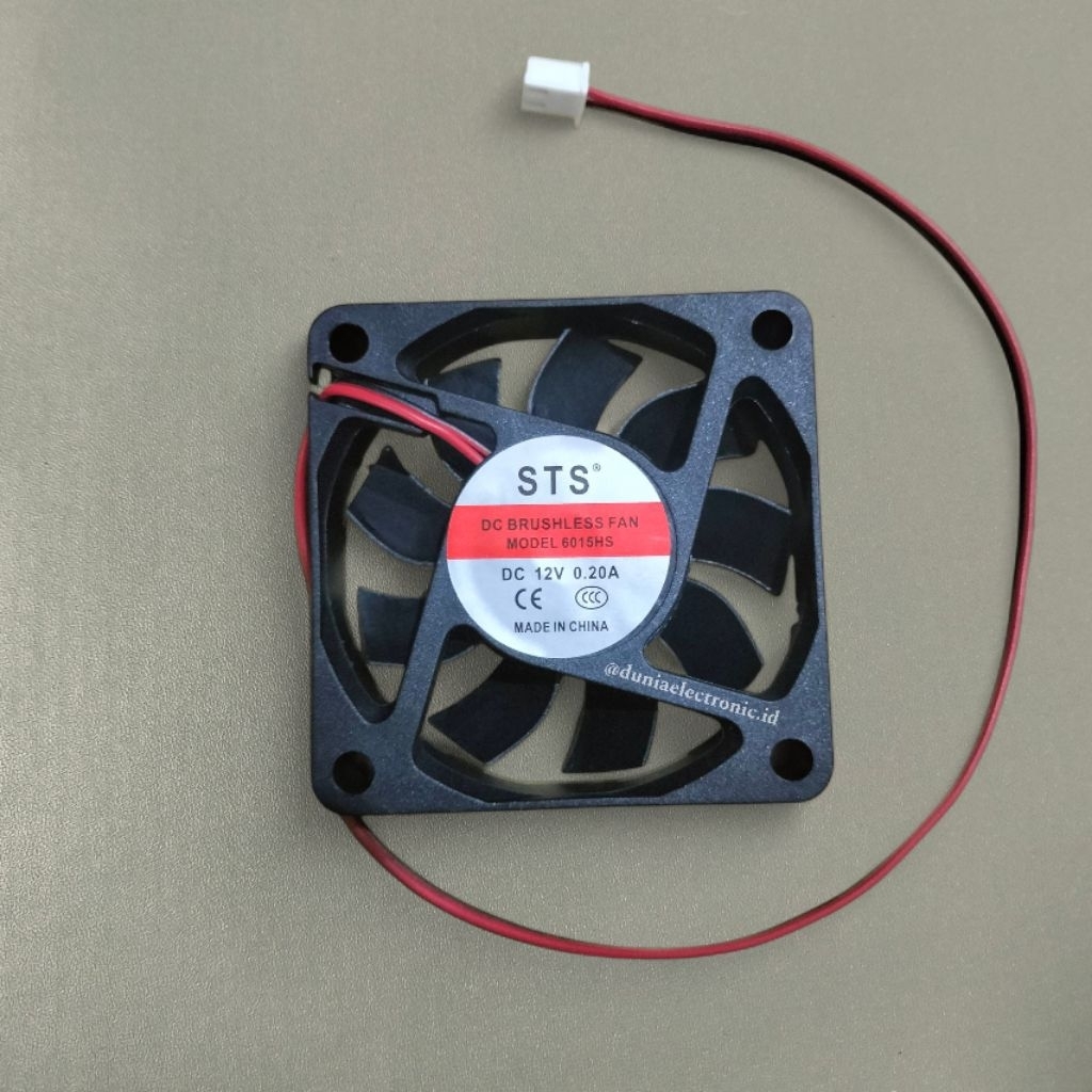 DC FAN 12V 12 โวลต์ 6 ซม. x 6 ซม. STS / DC FAN 6x6 ซม. สําหรับระบายความร้อน