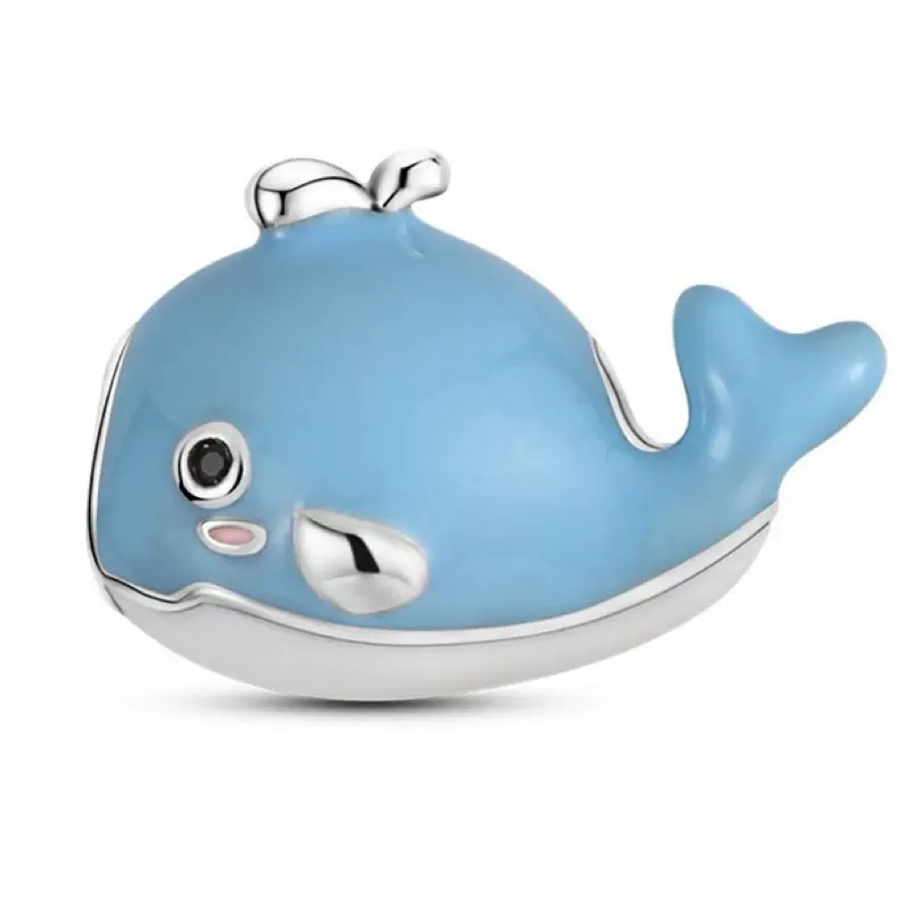 Whale Charm Fit สําหรับ Pando* Bracelet-Charm Pand0* อุปกรณ์เสริมสร้อยข้อมือ Pando Chain - Pando Mot