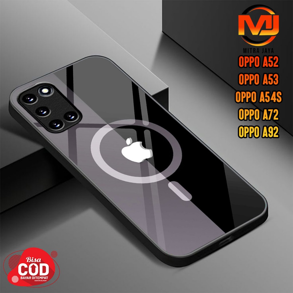 OPPO A52 / A53 / A54S / A72 / A92 Case - Mitra Jaya - Fashion Case Logo Ip Casing Hp Case Softcase H