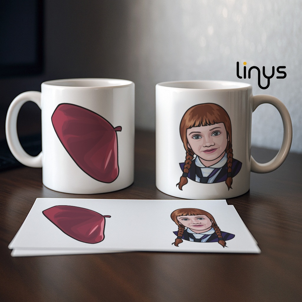 The Addams Family Wednesday Agnes DeMille และกาแฟแก้วเบเร่ต์ของเธอ