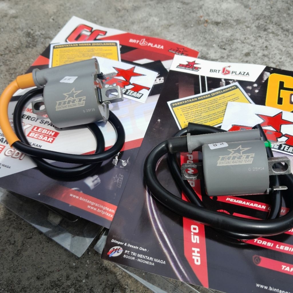 BRT KOEL COIL BRT BRT BRT racing super universal COIL สําหรับคาร์บูเรเตอร์และฉีดรถจักรยานยนต์, ฉีดสา