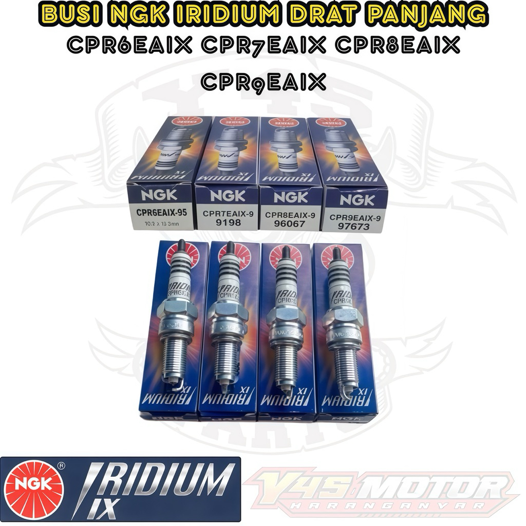 CPR6EAIX-9s CPR7EAIX-9 CPR8EAIX-9 CPR9EAIX-9 KPH MX VIXION MX KING BLADE VARIO LONG TH ORIGINAL NGK 