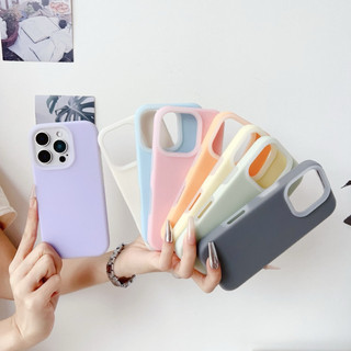 JELLY LIQUID COLORED SILICONE CASE For IPHONE 11 12 13 14 15 16 PLUS 17 PRO MAX AIR