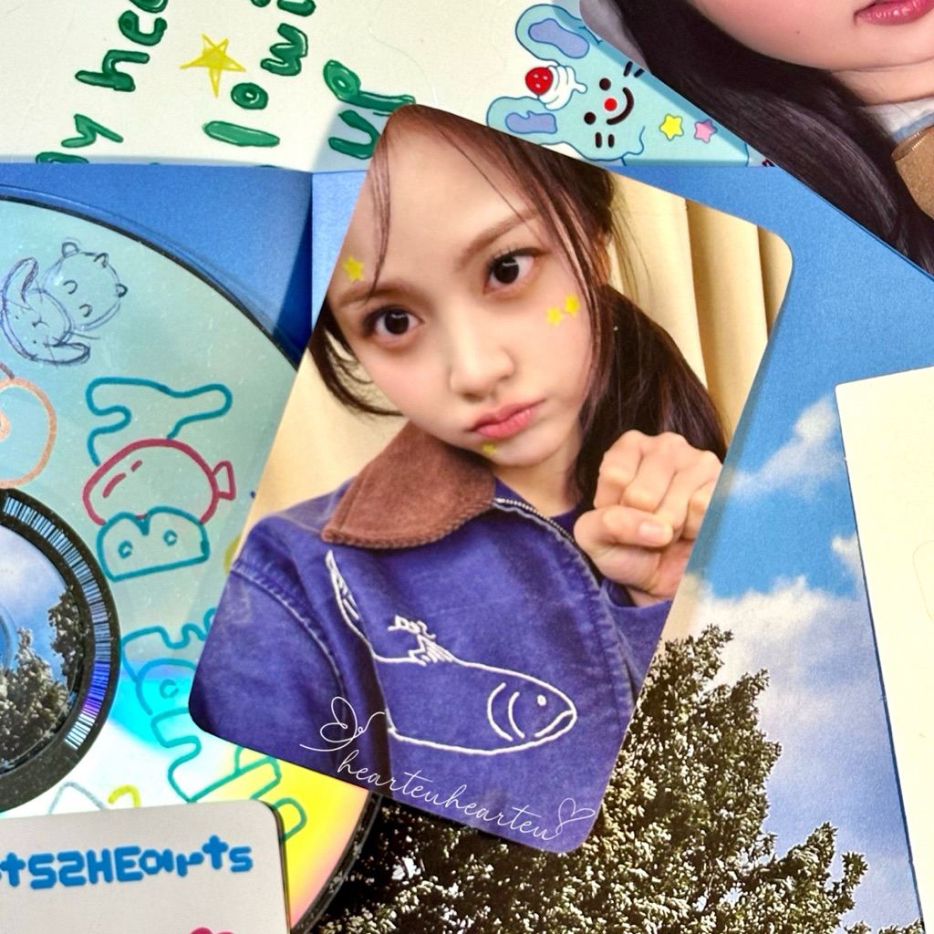 Hearteuhearteu HEARTS2HEARTS Carmen Photocard, จาก Withmu POB era The Chase 1st Debut Album (pc ofc 
