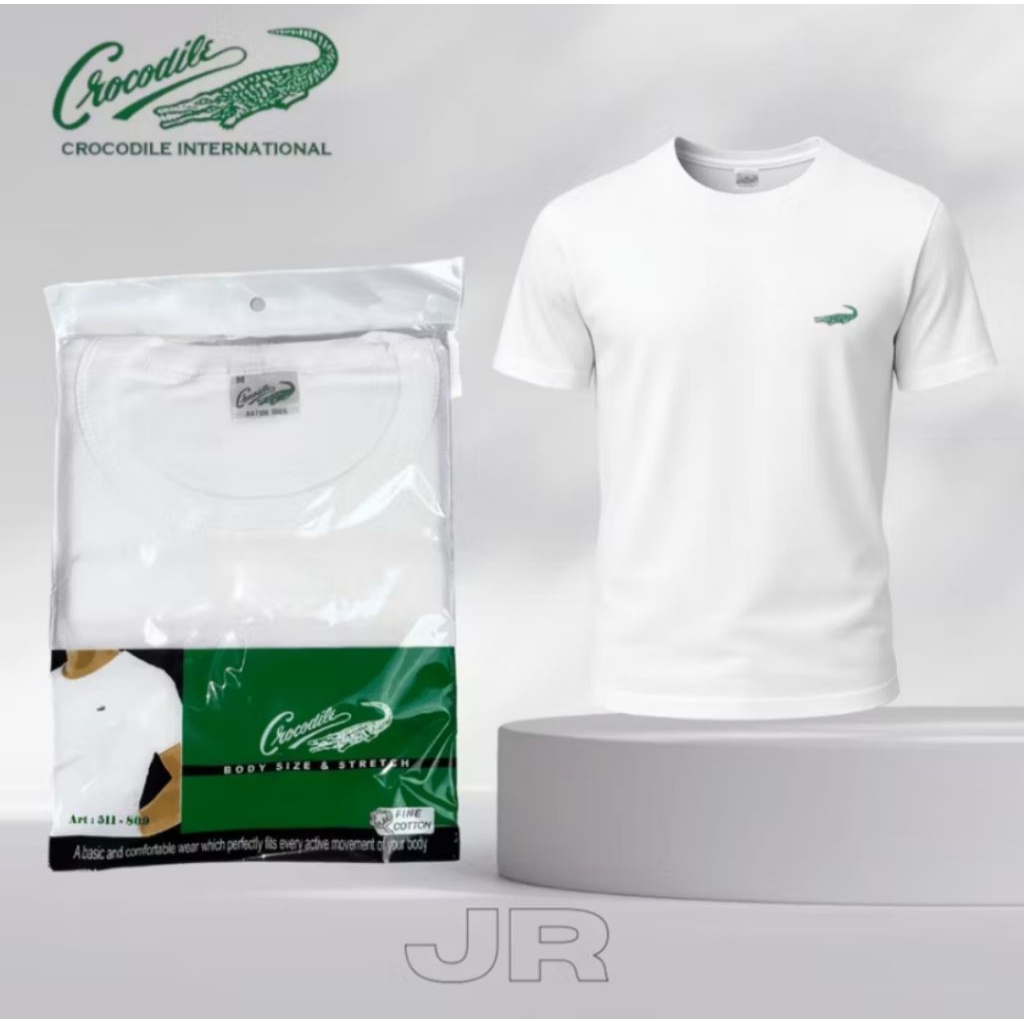 CROCODILE 511-809 เสื้อยืดสีขาว