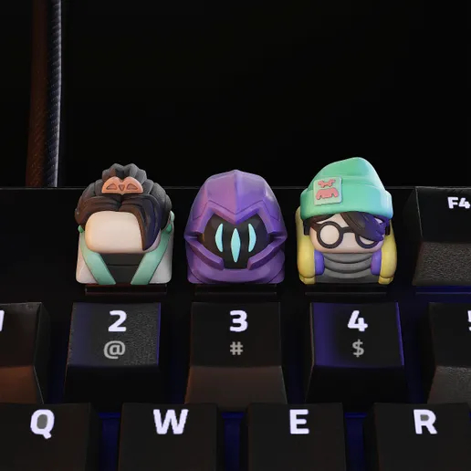 ปุ่มกด Valorant VOL.1– Sage, Omen, Killjoy – Custom Resin Keycap MX Switch