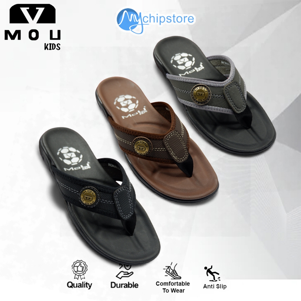 MOU RONALDO 07 BOYS Flip Flops ของแท้ 100%