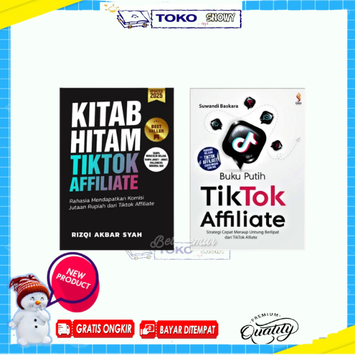 หนังสือสีดําและหนังสือสีขาว TIKTOK AFFILIATE
