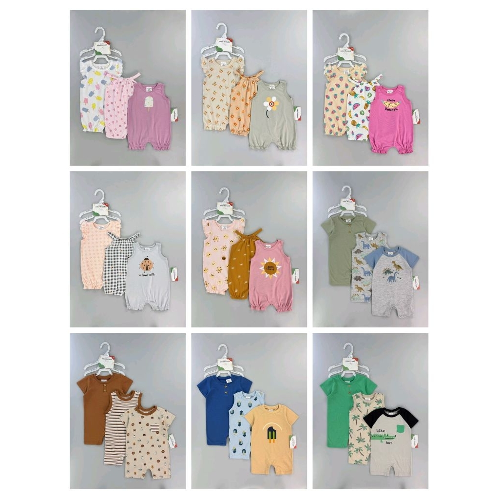 {READY}ONE SET ROMPER BABY BOY GIRL|พรีเมี่ยม เบบี้ โรเมอร์