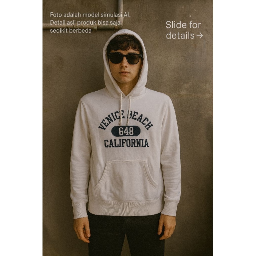 เสื้อฮู้ดลําลอง CH**PI0N O1 ไซส์ S fit M (P63 x L47)