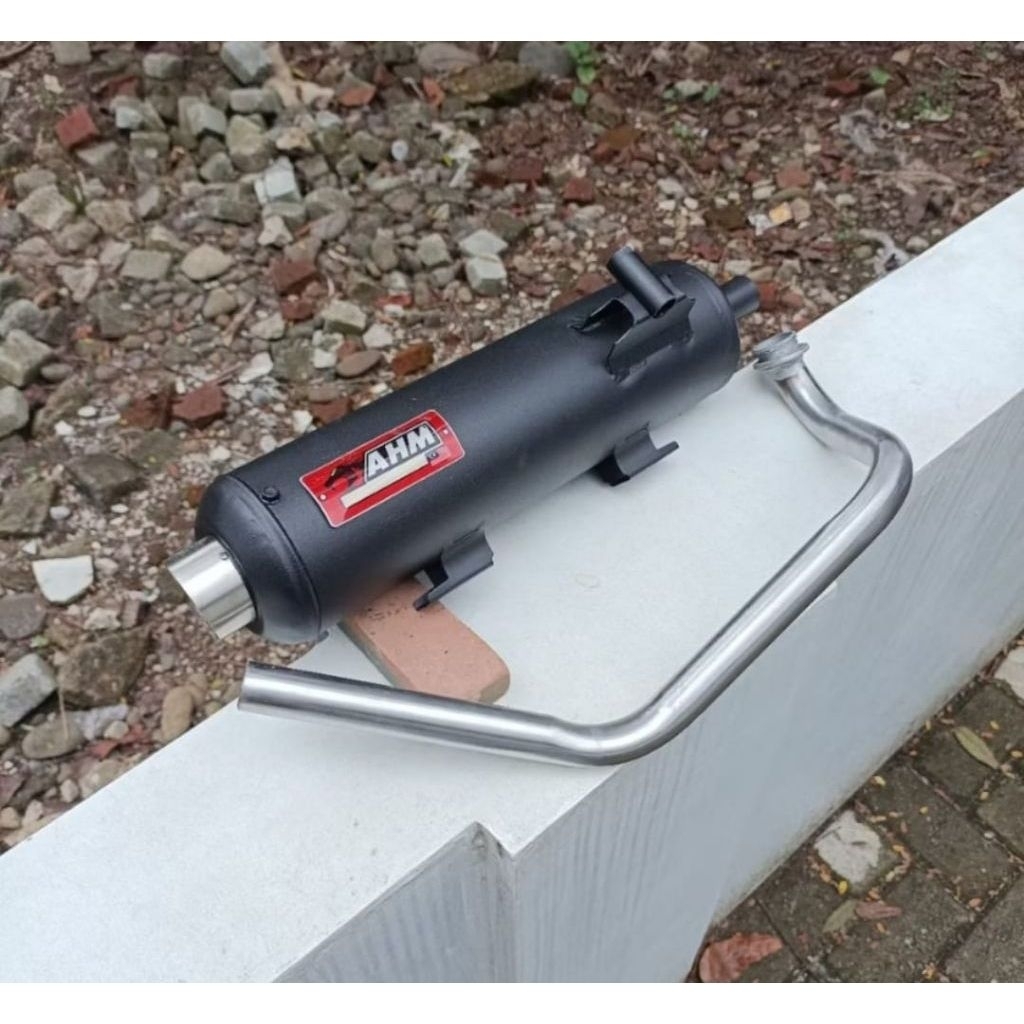 ไอเสีย/Exhaust AHM Malaysia นักฆ่าเงียบ 1 ชุดสําหรับ Mio sporty Mio sulty Mio i125/M3 click125/150 p