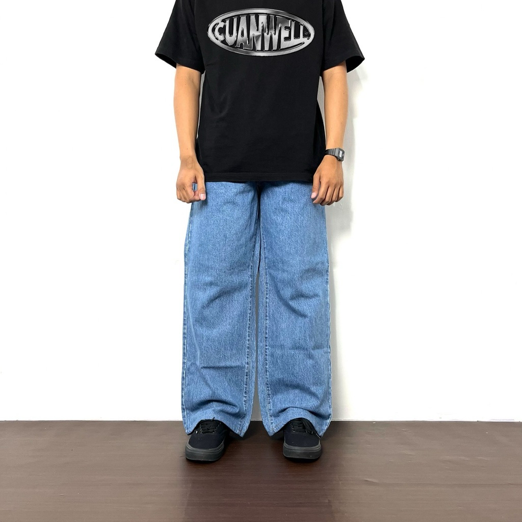 Cuanwell BIGJOHN SP104 BLUE LOOSE FIT JEANS (IM30)