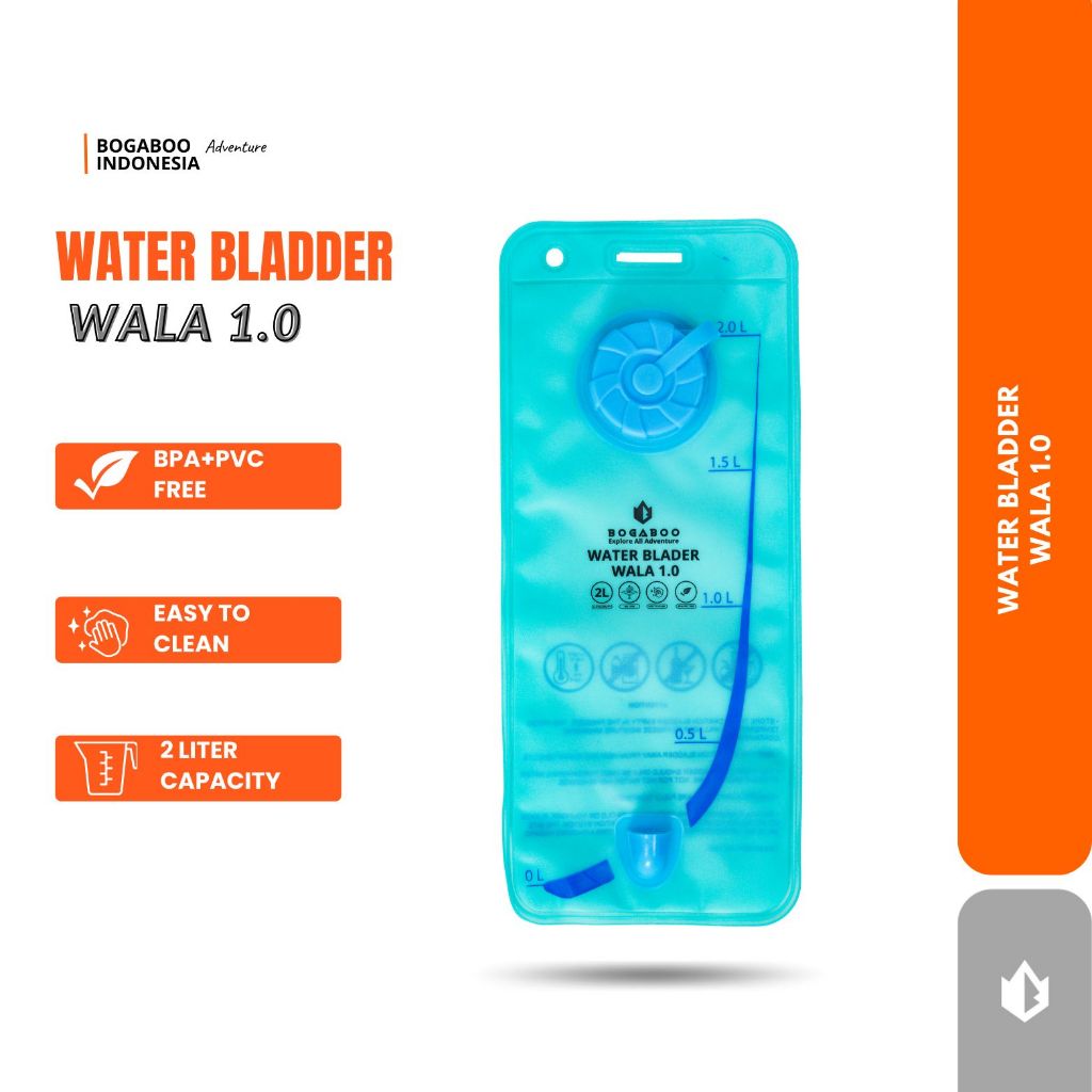 BOGABOO tosca Water Bulsion 2 ลิตร Wb wala 1.0 - กระเป๋าน้ําดื่มกลางแจ้ง - วิ่งเทรล Waterblader