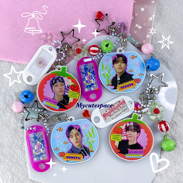 SEVENTEEN KEYCHAIN TOMATO / SEVENTEEN KEYCHAIN ACRYLIC AQUARIUM