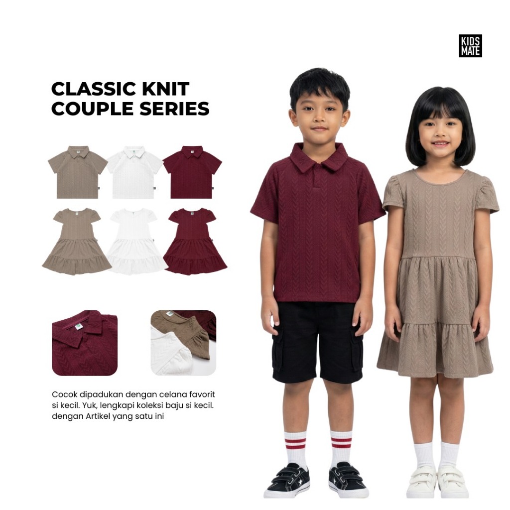 KRUCILKUU-CLASSIC KNIT COUPLE PREMIUM OUTFIT BY KIDSMATE