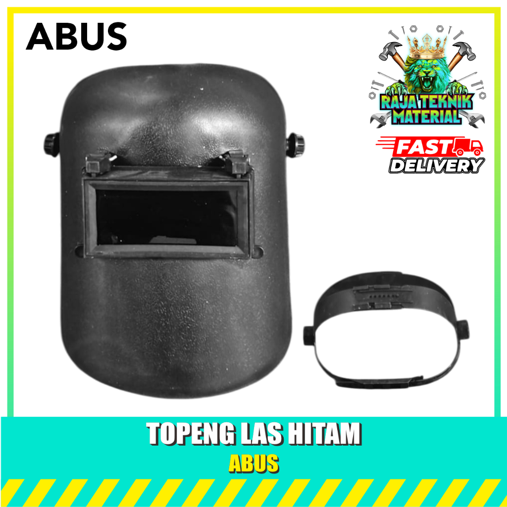 ABUS WELDING MASK / WELDING HELMET / WELDING MASK / หน้ากากเชื่อมสีดํา
