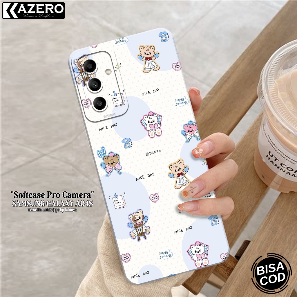 เคส Hp SAMSUNG GALAXY A04S เคสแฟชั่นการ์ตูนซิลิโคน Pro กล้อง Softcase SAMSUNG GALAXY A04S Casing SAM