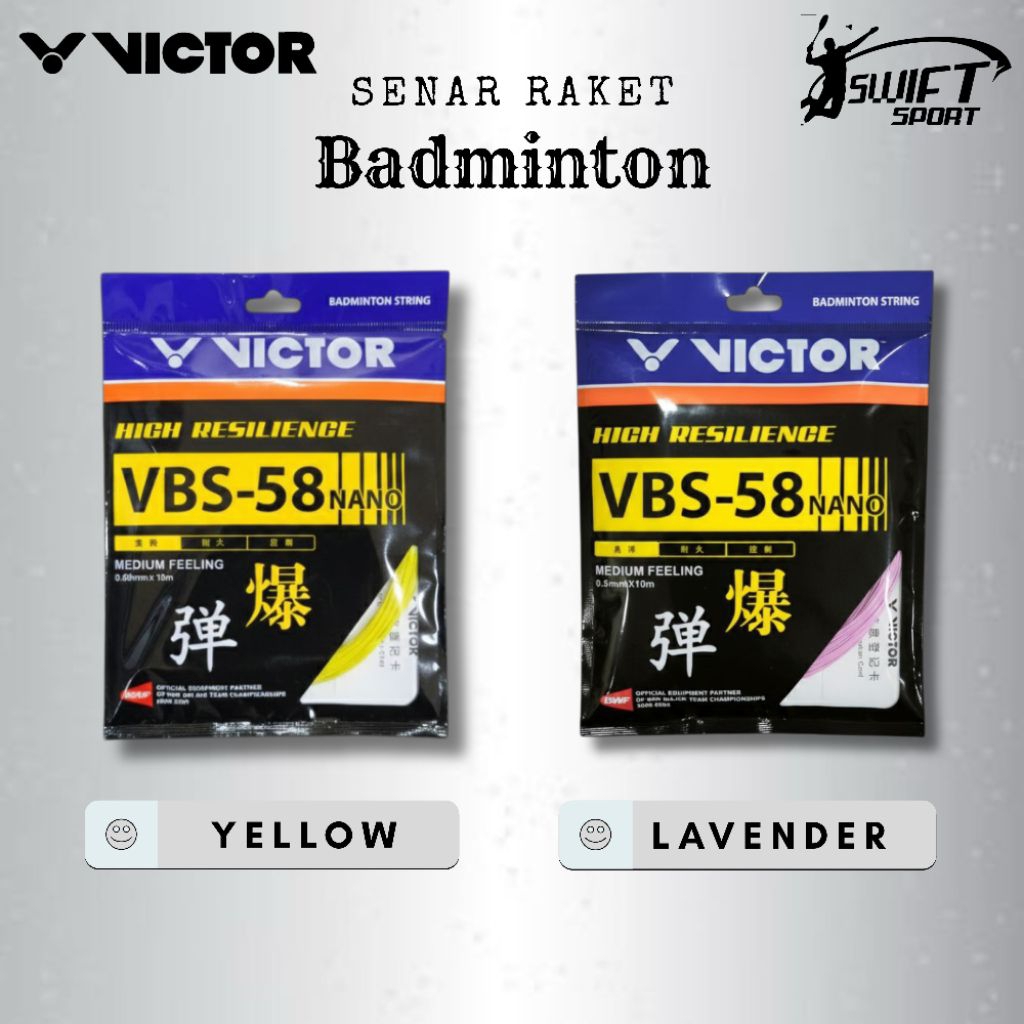 สายแบดมินตัน Victor VBS-58 / VBS58 / สาย Victor VBS-58