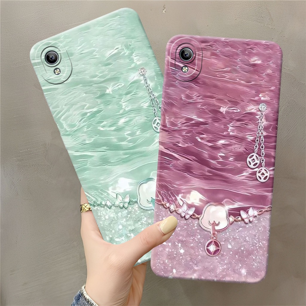 (FA-01) VI Y91C - Y1S - Y91 - Y93 - Y95 Softcase Procamera Silicon Case marble motif ขากรรไกรซิลิคอน