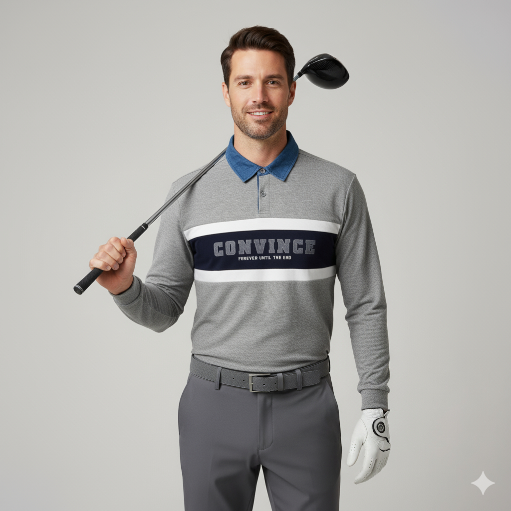 OCEANSKY Golf Shirt เสื้อยืดคอปกโปโล Padel Dryfit Tennis Jersey - สําหรับผู้ชาย