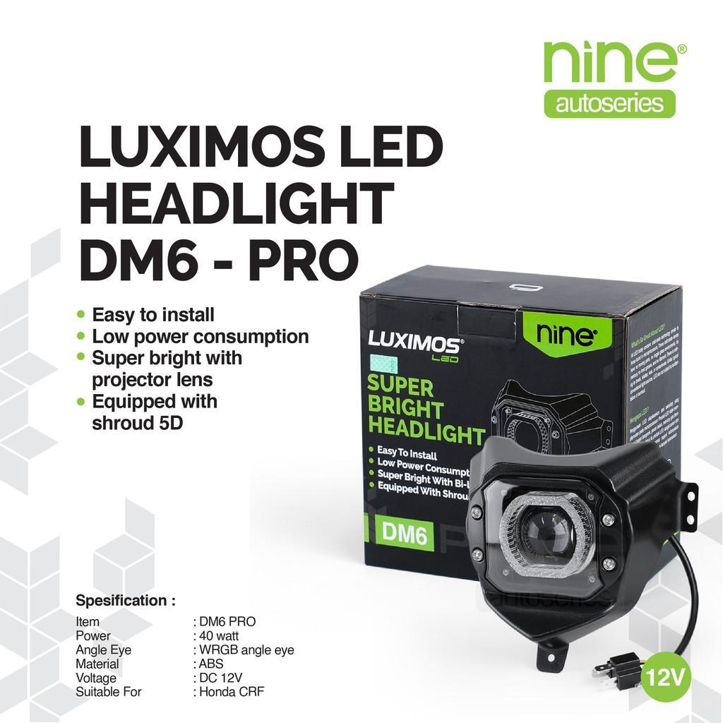 LUXIMOS Honda CRF 40W H4 Shroud WRGB Devil Eye กันน้ํา DM6 PRO - NINE AUTOSERIES - DM6 PRO