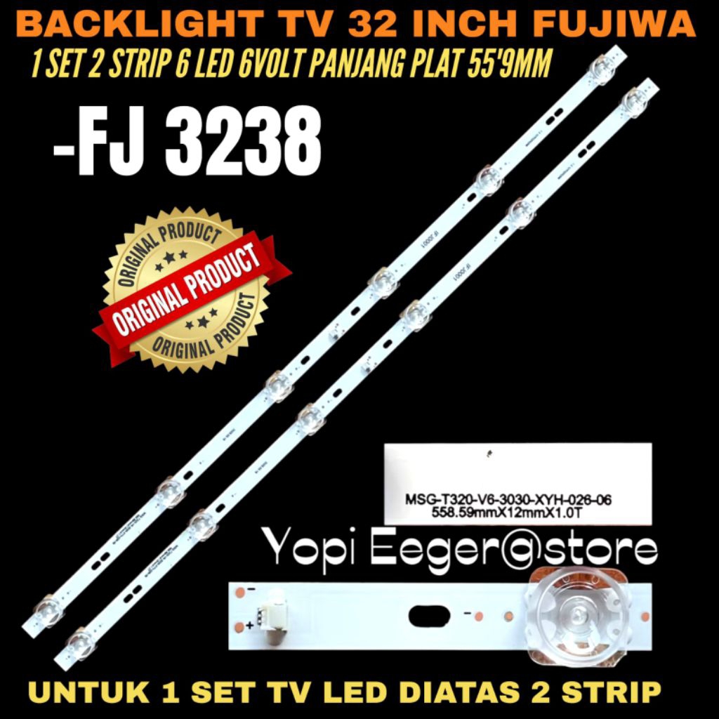 FUJIWA ยี่ห้อ 32 นิ้ว TV BACKLIGHT FJ-3238 33 นิ้ว FUJIWA TV BACKLIGHT