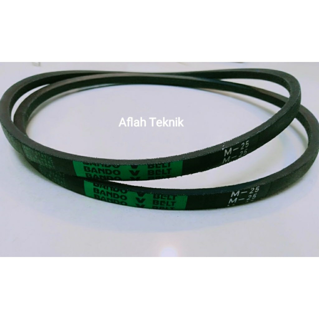 Panbelt Bando M25 Vanbelt m25 Fanbelt Bando ซีลสีเขียว m 25