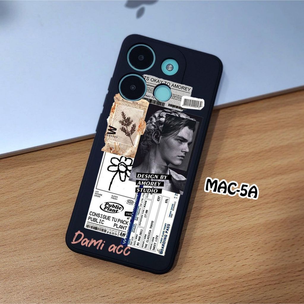 Xiaomi 17 Pro 17 Pro max macaron black Case mac5 Image soft Case