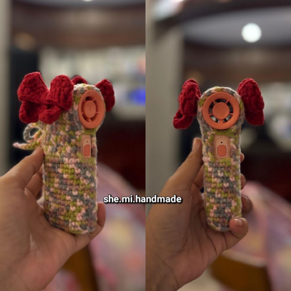 READY ผ้าคลุมพัดลมถัก/goojodoq gfs001/006/jamay fs930/jisulife 9/ปกเต็มโครเชต์/READY