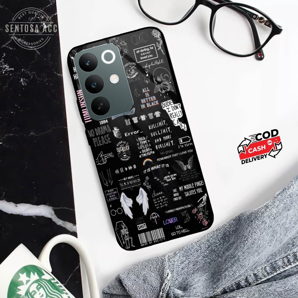 HP Sentosa_case - เคสโทรศัพท์แบบกระจกสําหรับ Realme Note C85, C85 PRO [S06]