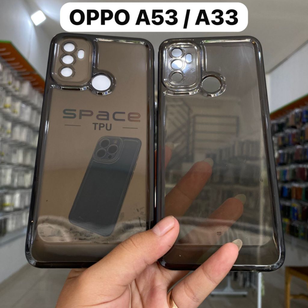 SOFTCASE SPACE TPU GREY TRANSPARKENT OPPO A53 / A33