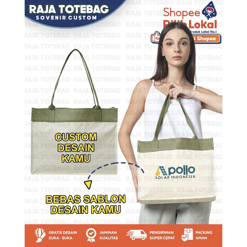 Raja Totebag - กระเป๋าของที่ระลึก Seminar - Canvas Seminar Totebag - กระเป๋าของที่ระลึกที่กําหนดเอง 