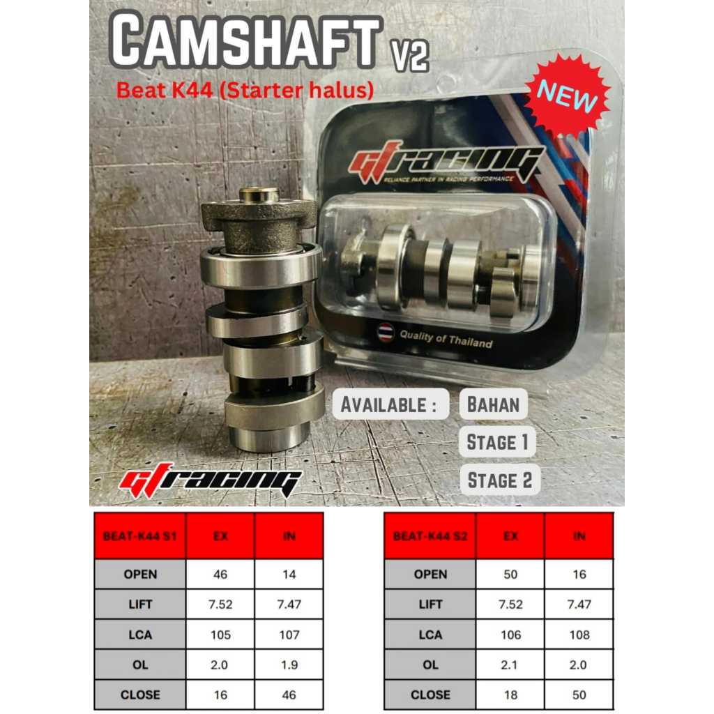 NOKEN AS GF RACING V2 K44 BEAT ESP SCOOPY ESP VARIO 110 ESP BEAT POP BEAT STREET ORIGINAL GF RACING