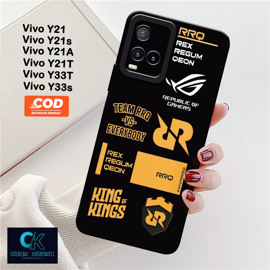 HP ล่าสุด Vivo Y21 / Y21s / Y21A / Y21T / Y33T / Y33s Case - GAMER Fashion Case - เคสยาง - เคสโทรศัพ