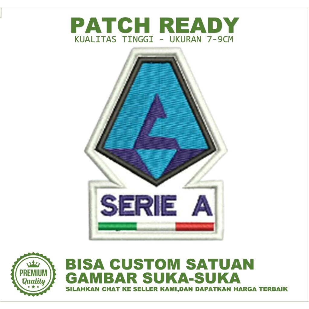 EMBLEM PATCH EMBROIDERY SERIE A EMBROIDERY TESTIMONI-BC