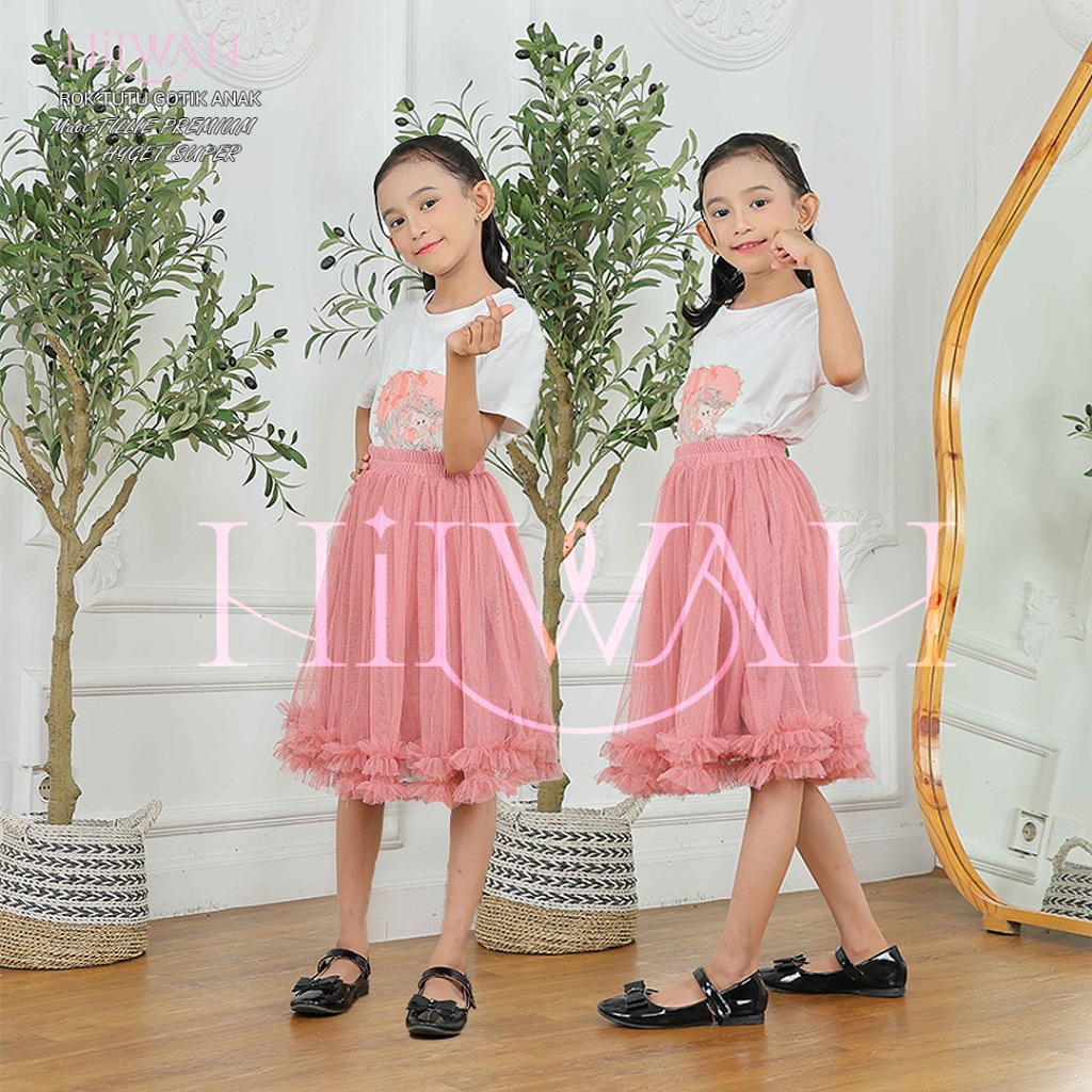GOTHIC MINDI TUTU SKIRT/PREMIUM TUTU SKIRT/SOFT TILLE TUTU SKIRT/CHILDRENS TUTU AGED 1-12 ปี